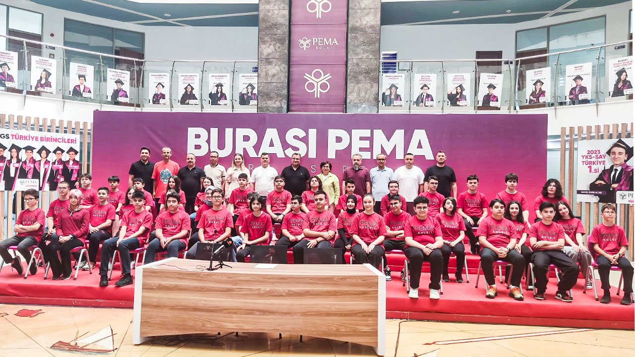 PEMA Koleji’nden büyük başarı: 7 Türkiye birincisi ile rekor kırdı
