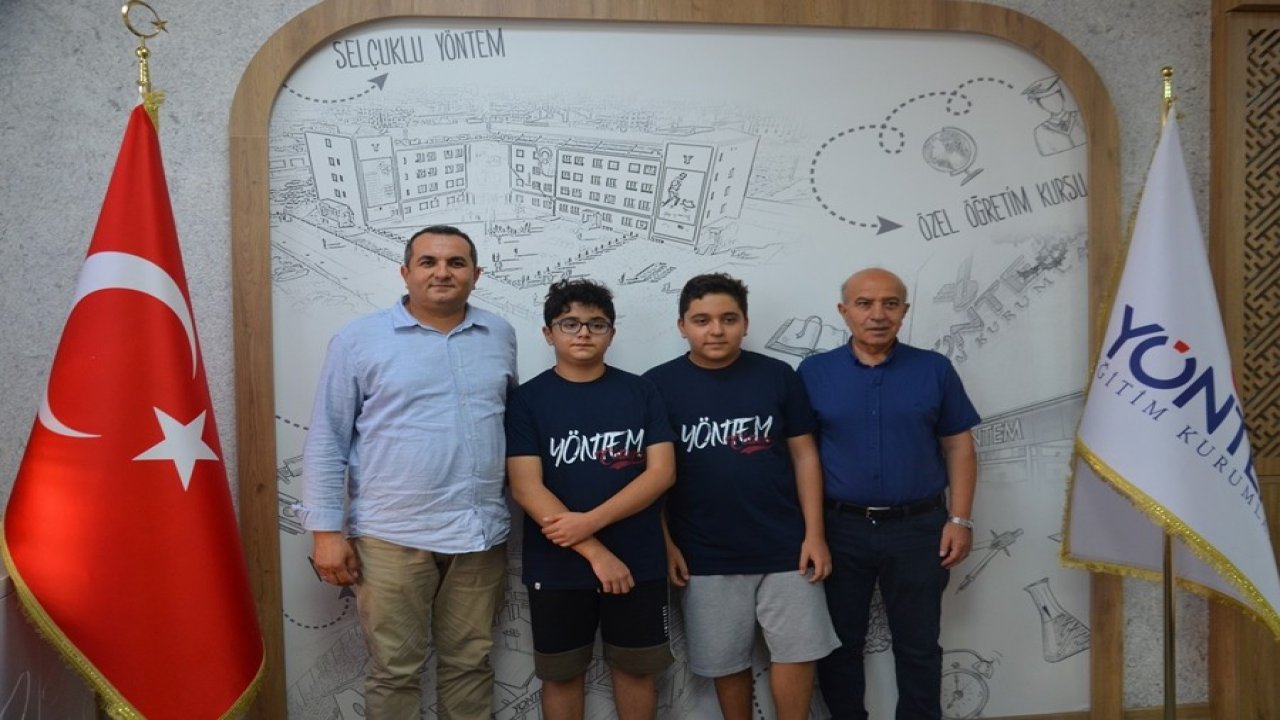 Yöntem'den, LGS’ de iki Türkiye birincisi