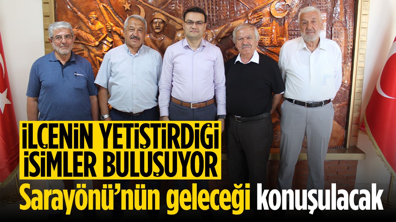 İlçenin yetiştirdiği isimler bir araya gelecek: Sarayönü'nde gönüllüler buluşuyor