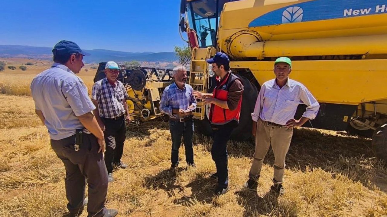 Konya Yalıhüyük'te tarım ekiplerinin kontrol ve incelemeleri sürüyor