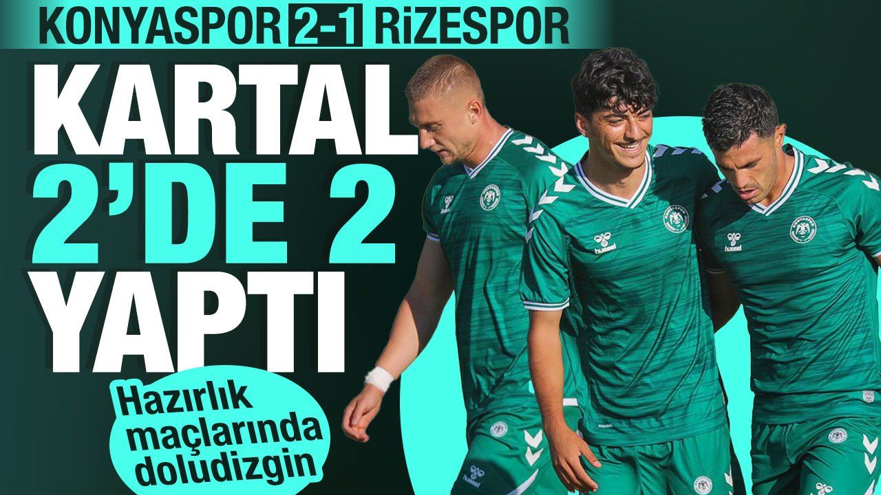 Konyaspor hazırlık maçlarında 2'de 2 yaptı: Moral depoladı