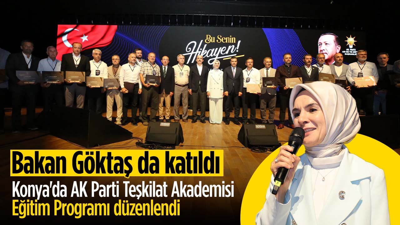 Konya'da AK Parti Teşkilat Akademisi Eğitim Programı yapıldı