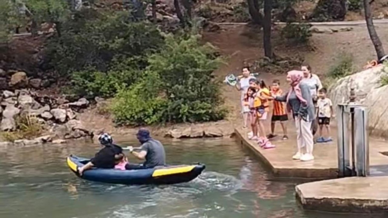 Burası Konya Bozkır: Aygırdibi Şelalesinde Rafting heyecanı