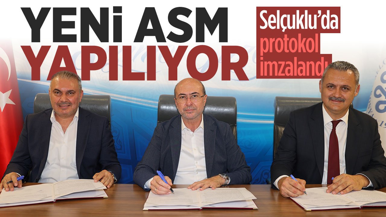 Selçuklu'ya yeni Aile Sağlığı Merkezi yapılıyor: Protokol imzalandı