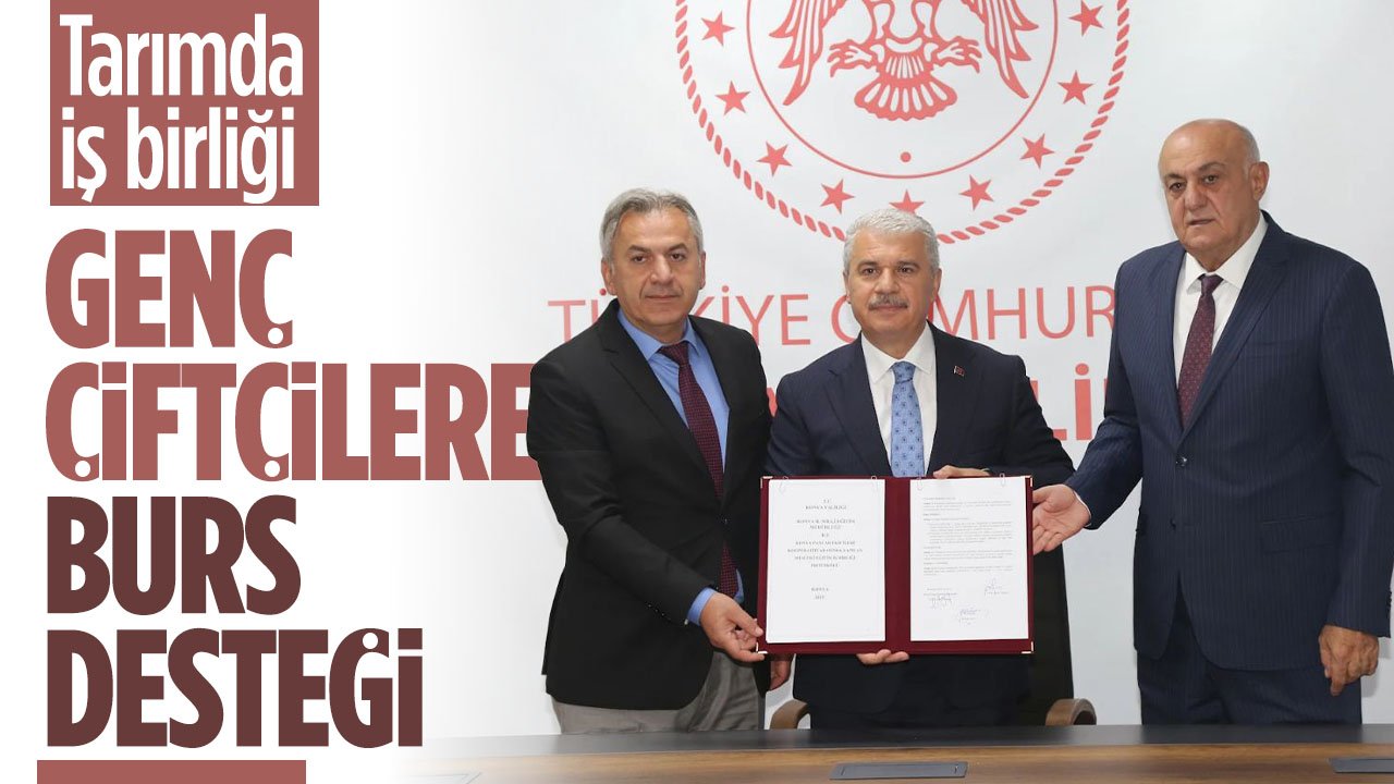 Tarımda tarihi iş birliği: Genç çiftçilere eğitim ve burs desteği verilecek