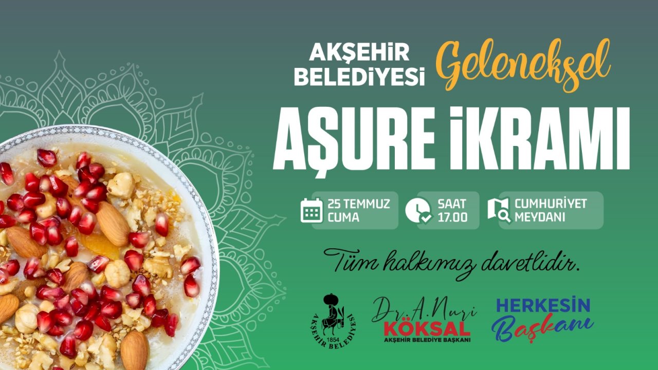 Konya'da aşure geleneği sürüyor!