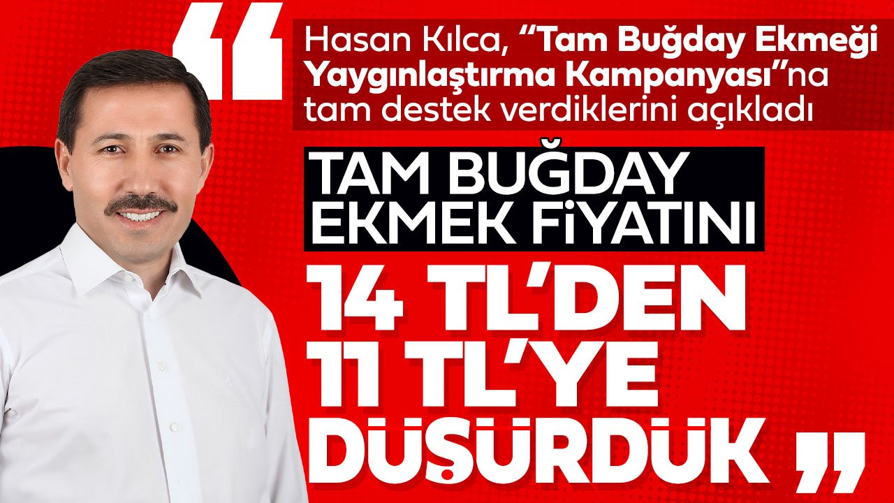 Karatay'da Tam Buğday Ekmeği fiyatında düşüş: Hasan Kılca açıkladı 14 liraydı şimdi 11 lira