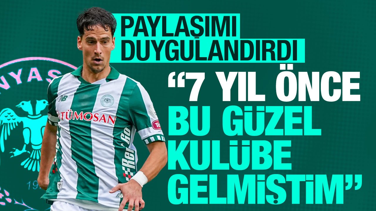 Konyaspor'da Jevtovic'in paylaşımı duygulandırdı
