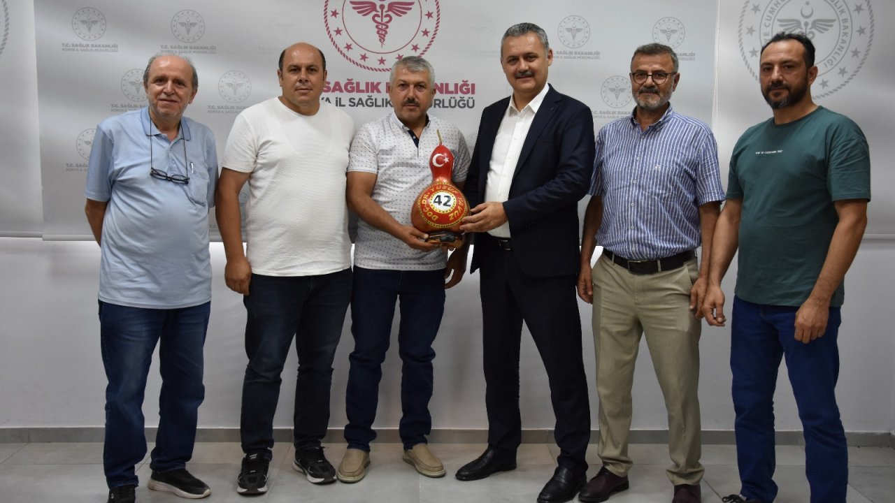 DERPLAT yönetimi İl Sağlık Müdürü Yavuz’u tebrik etti