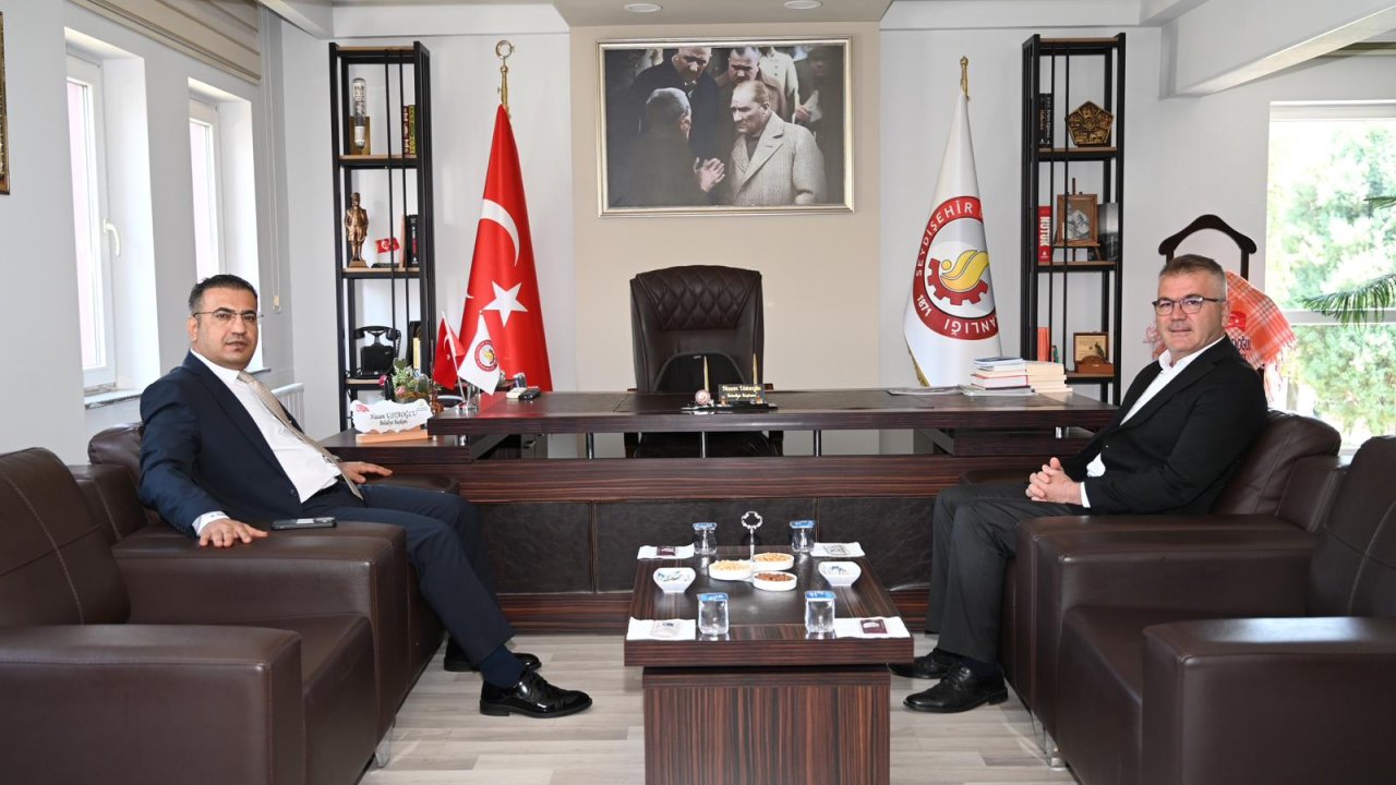 Seydişehir Kaymakamı Kıyıcı'dan Belediye Başkanı Ustaoğlu'na ziyaret