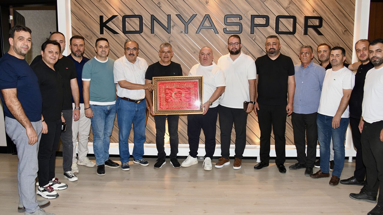 Konyalı Sanayici ve İş Adamlarından Konyaspor Başkanı Atiker'e ziyaret