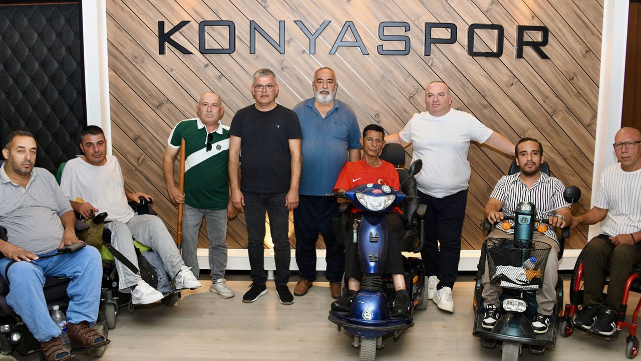 Konyaspor Engelli Taraftarlar Derneği Konyaspor'u ziyaret etti