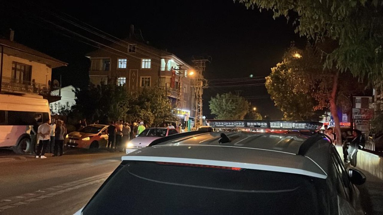 Konya'da yola fırlayan talihsiz çocuğa iki otomobil çarptı
