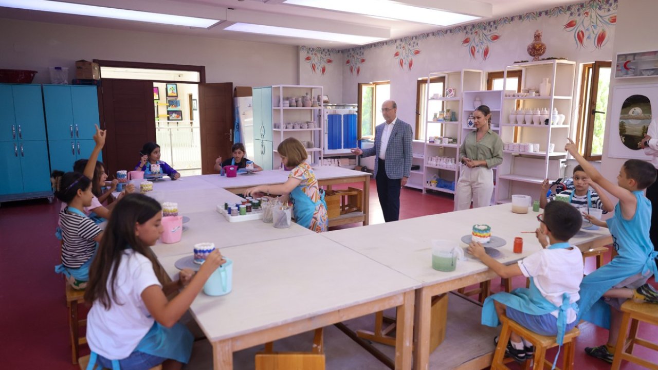 SETAP Yaz döneminde de çocukların gelişimine katkı sunmaya devam ediyor! Başkan Pekyatırmacı ziyaret etti