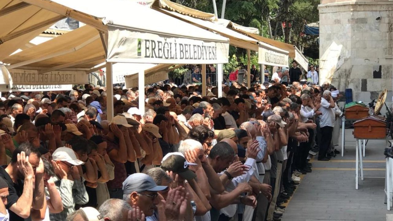 Konya'da kazada ölen motosiklet sürücüsü son yolculuğuna uğurlandı