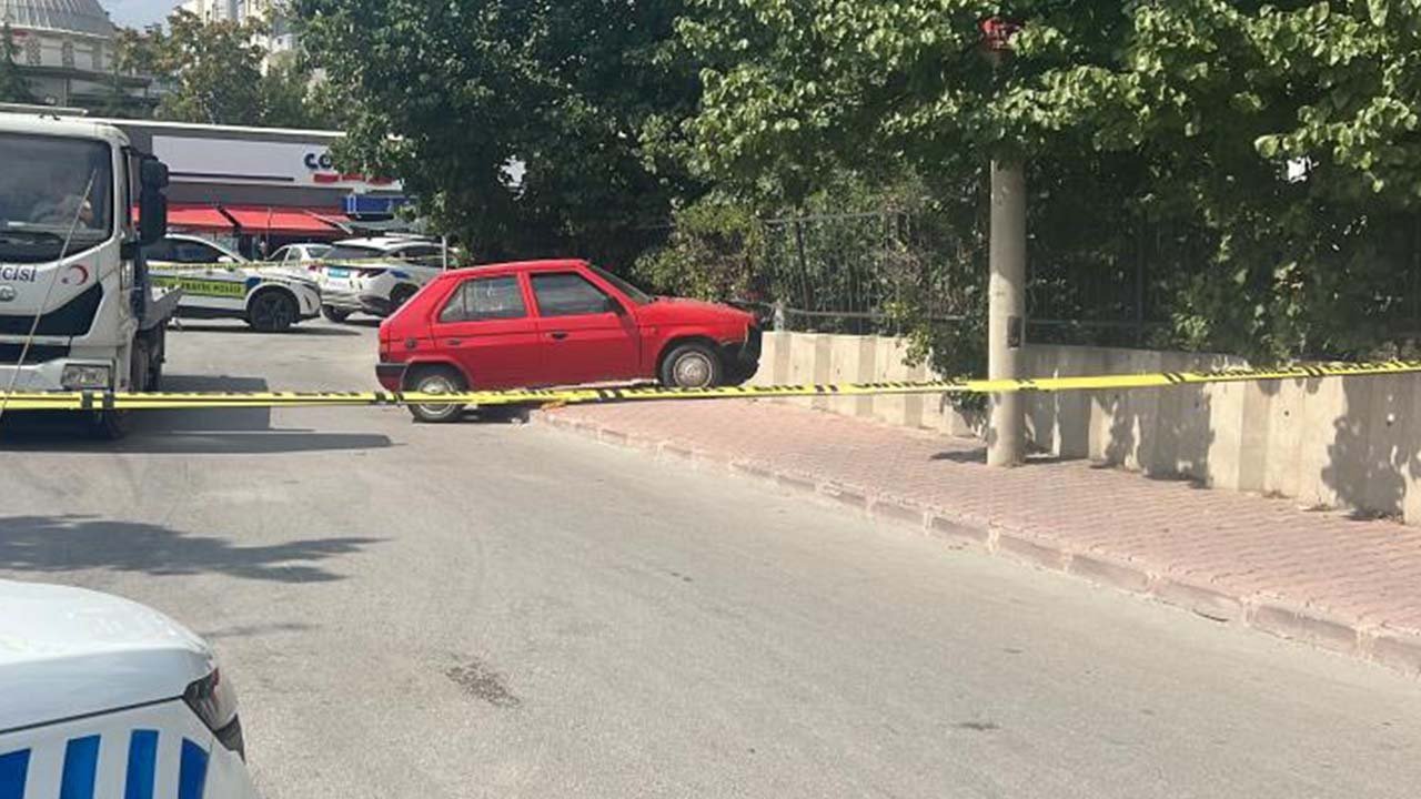 Konya'da dur ihtarına uymadı önce polise ardından duvara çarptı