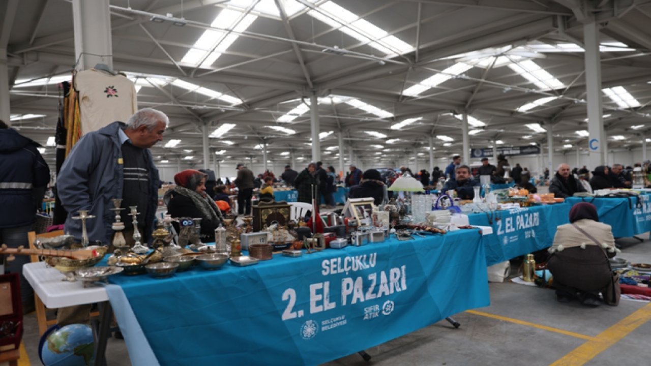 Selçuklu'nun ilgi gören 2. el pazarı bugün yeniden açılıyor!