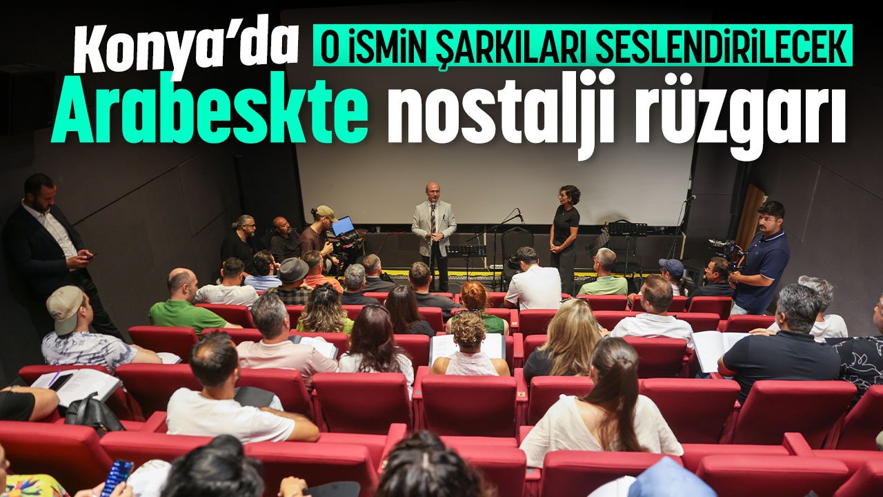 Konya'da nostalji rüzgarı esecek: Müslüm Gürses şarkıları söylenecek