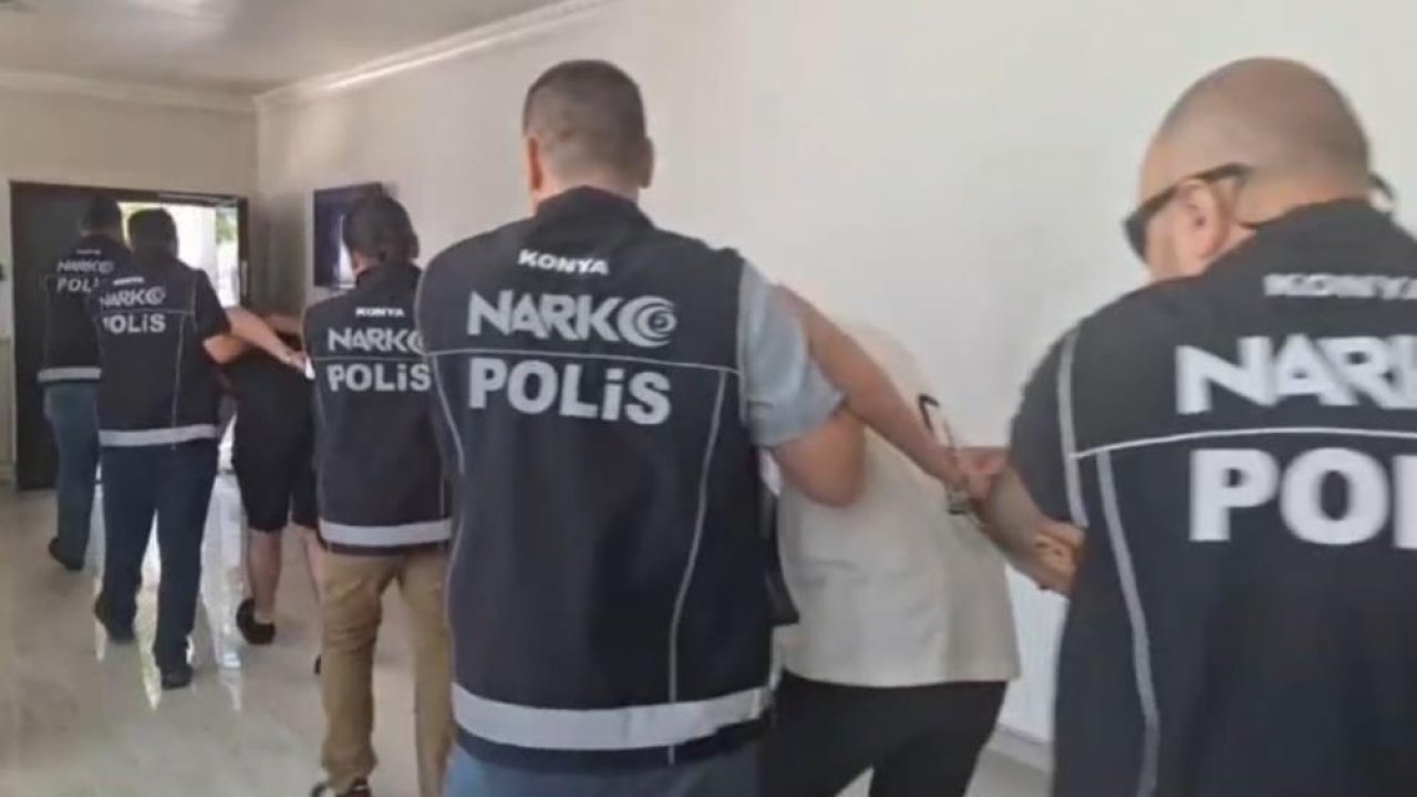 Konya'da uyuşturucuya geçit yok!  15 günde düzenlenen 82 ayrı uyuşturucu operasyonunda 79 şüpheli tutuklandı