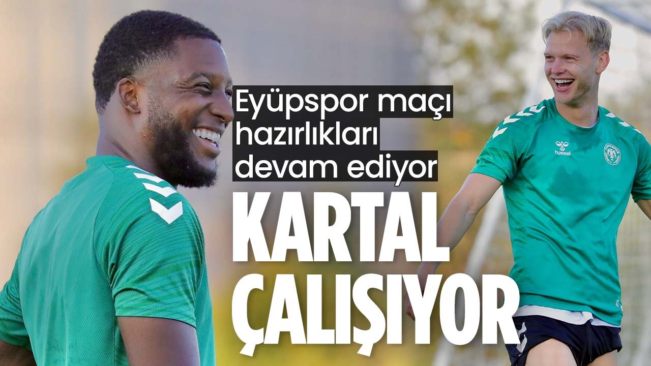Konyaspor Eyüpspor hazırlıklarını sürdürüyor