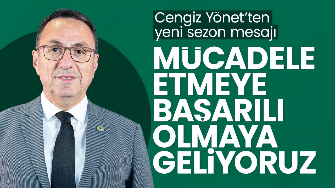 Konyaspor'da Cengiz Yönet merak edilenleri cevapladı: "Mücadele etmeye başarılı olmaya geliyoruz"