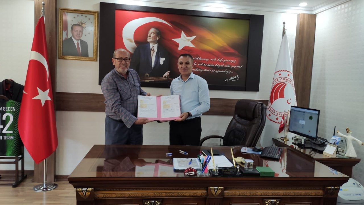 Konya Bozkır'da süt tanklı kamyon desteği