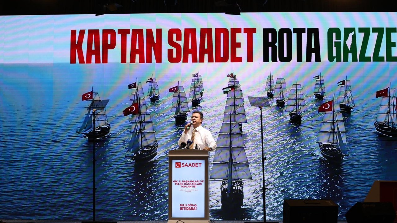 Saadet Partisi, Gazze’ye Yardım Gemileri Göndermeye Hazırlanıyor