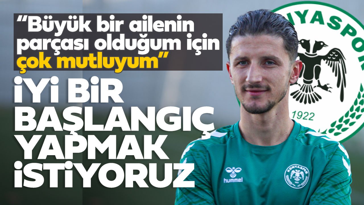 Konyaspor'un yeni orta sahası Bardhi: Büyük bir ailenin parçası olmaktan dolayı çok mutluyum
