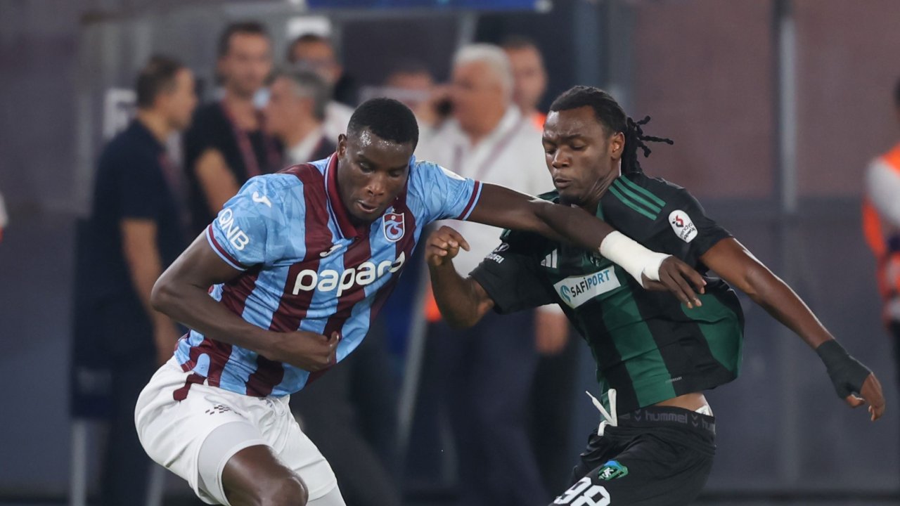 Trabzonspor lige 3 puanla başladı: Trabzonspor 1-0 Kocaelispor