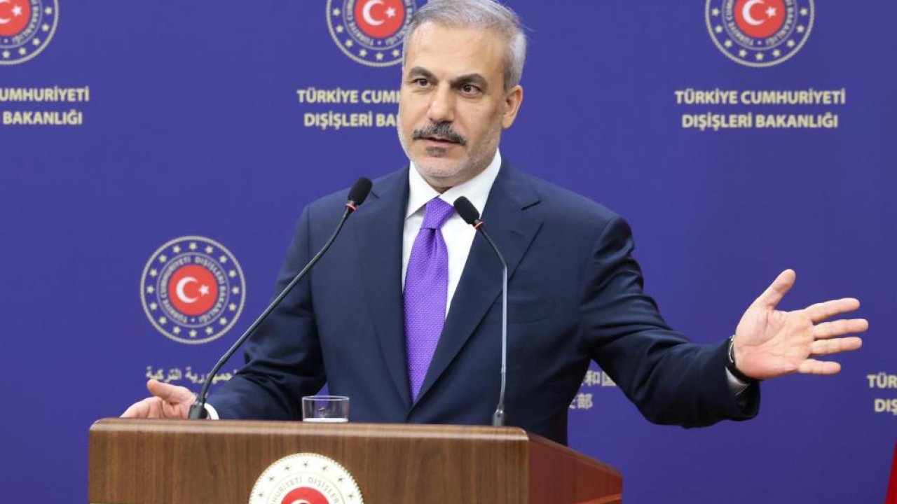 Bakan Fidan: İki milyon insan açlıkla pençeleşiyor!