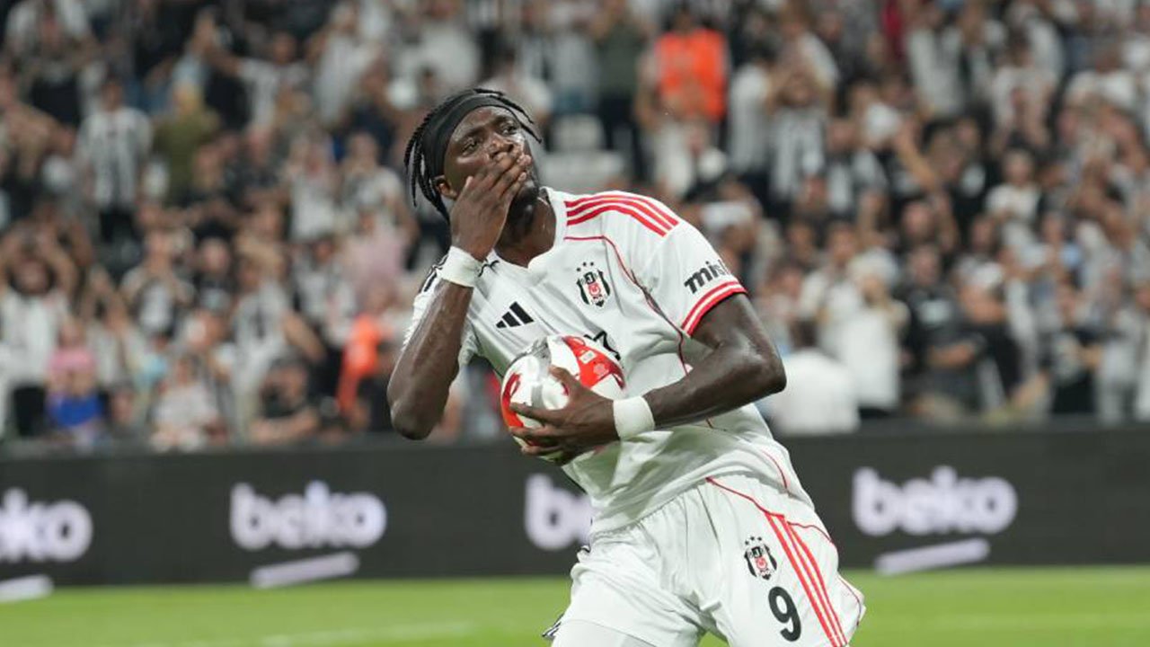 Abraham Beşiktaş'ta 5. golünü attı