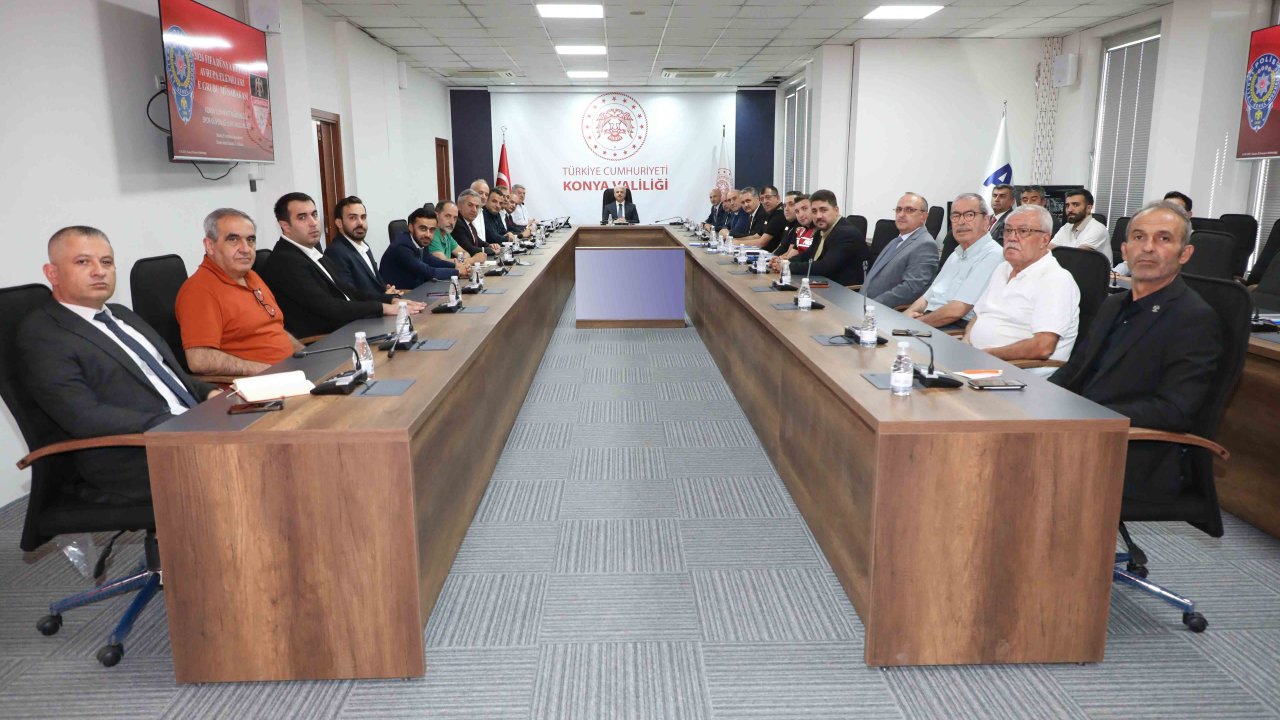 İl Spor Güvenlik Kurulu, Vali İbrahim Akın başkanlığında toplandı!