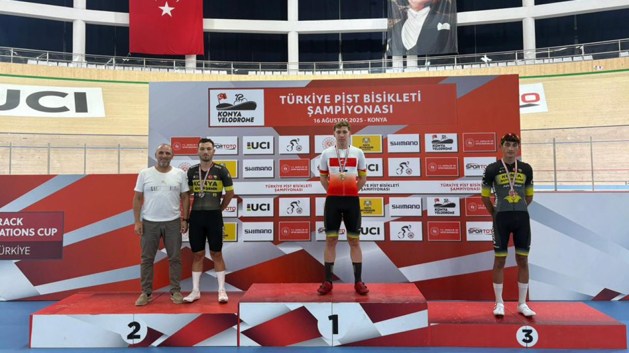 Türkiye Pist Bisikleti Şampiyonası Konya’da tarihe geçti