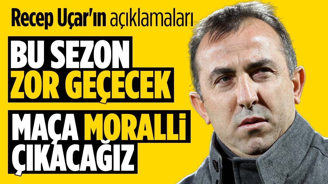 Konyaspor'da Recep Uçar konuştu: Maça moralli çıkacağız