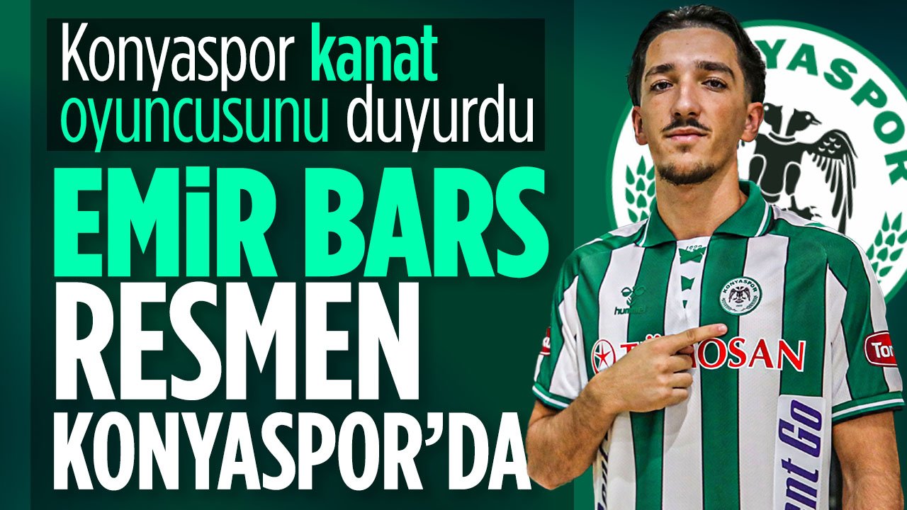 Konyaspor yeni transferini resmen duyurdu!  4 yıllık imzayı attı