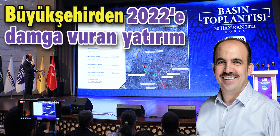 Büyükşehirden 2022 ye damga vuran yatırım