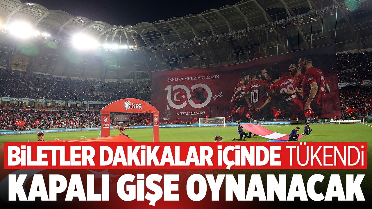 Konya'da dev maç: Türkiye - İspanya maçının biletleri dakikalar içinde tükendi