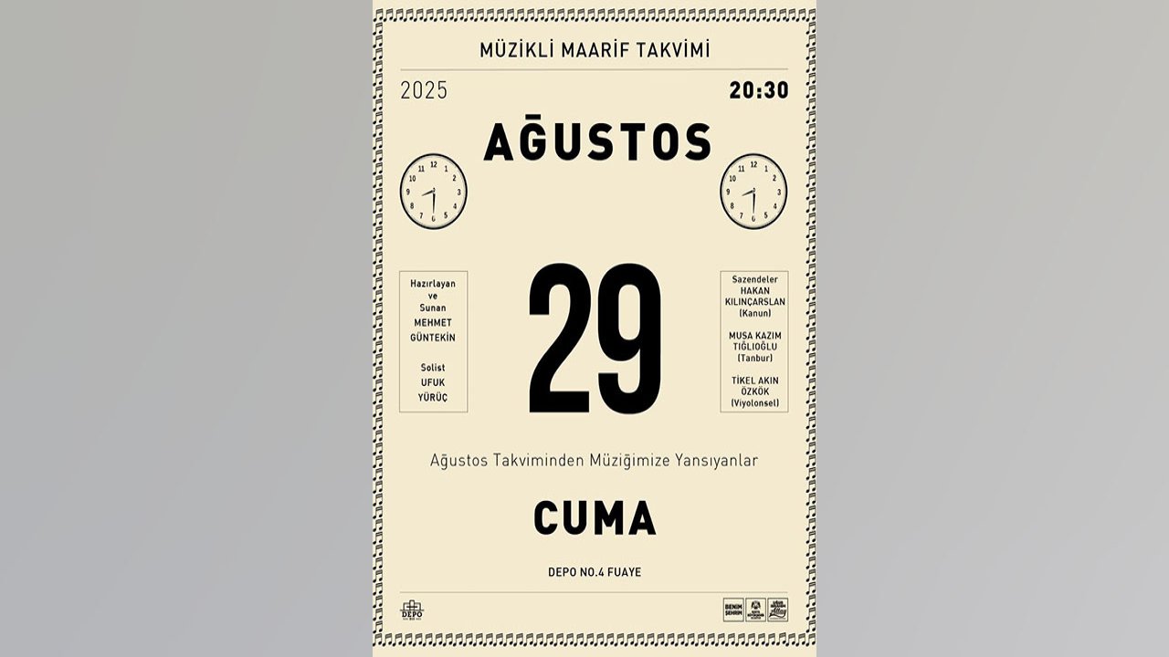 Mevsimin nağmeleri Depo No.4 Fuaye’de yankılanacak!