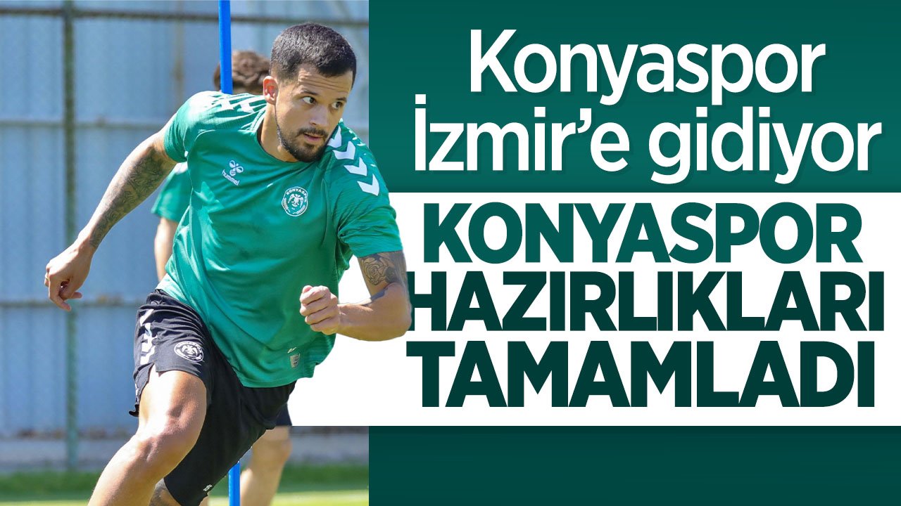 Konyaspor, Göztepe maçının hazırlıklarını tamamladı