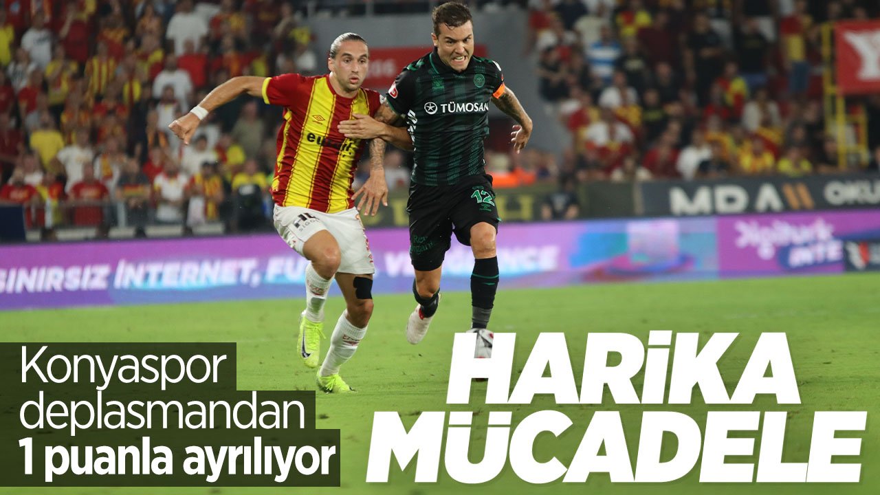 Deniz kalede devleşti! Konyaspor, Göztepe deplasmanından 1 puanla döndü