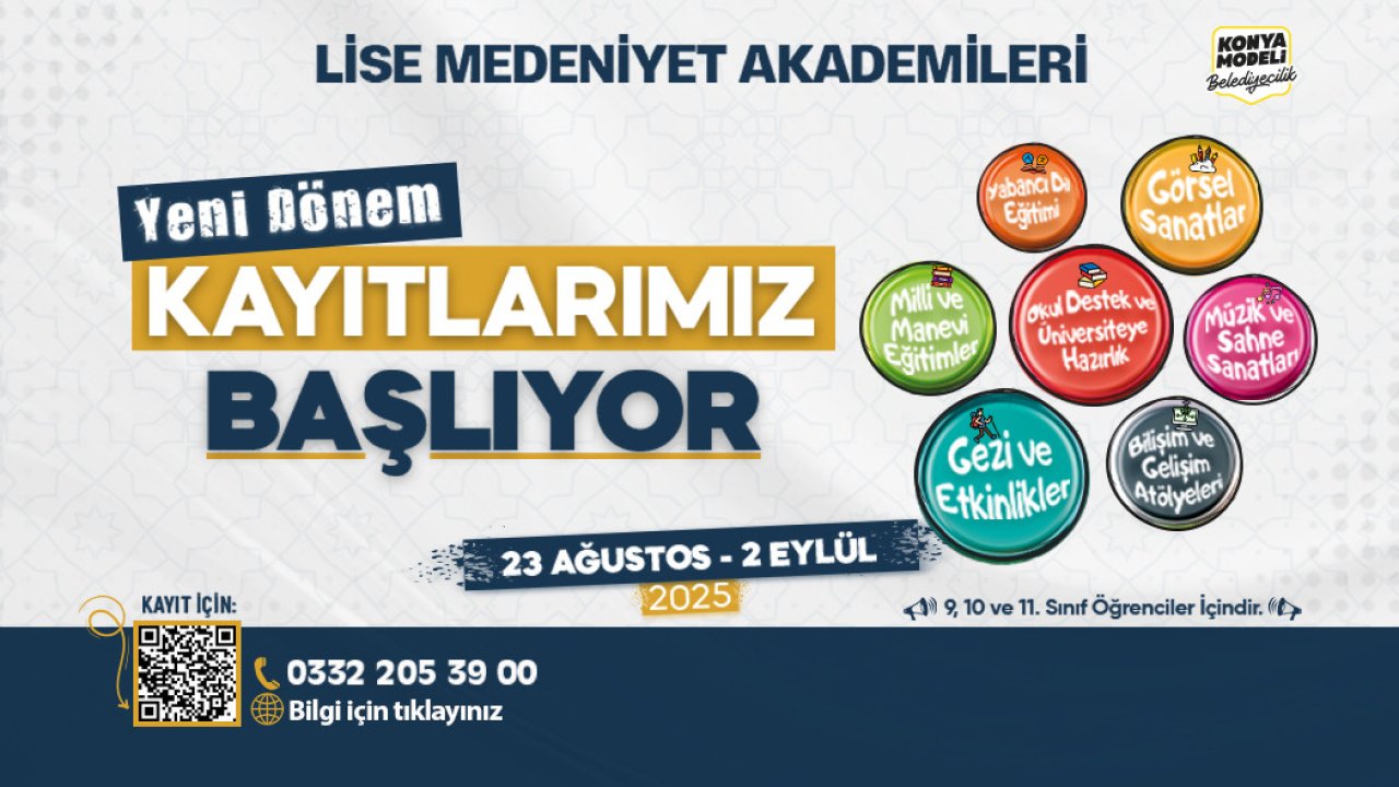 Lise Medeniyet Akademileri’nde kayıtlar 2 Eylül 2025 tarihinde sona eriyor