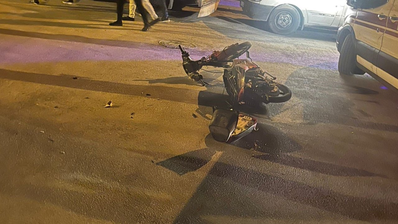 Konya'da kaza: Motosiklet otomobille çarpıştı: 1 yaralı
