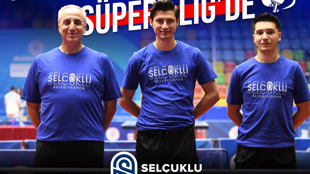 Selçuklu Belediyespor Masa Tenisi’nde tarihi başarı: Süper Lig’deyiz!