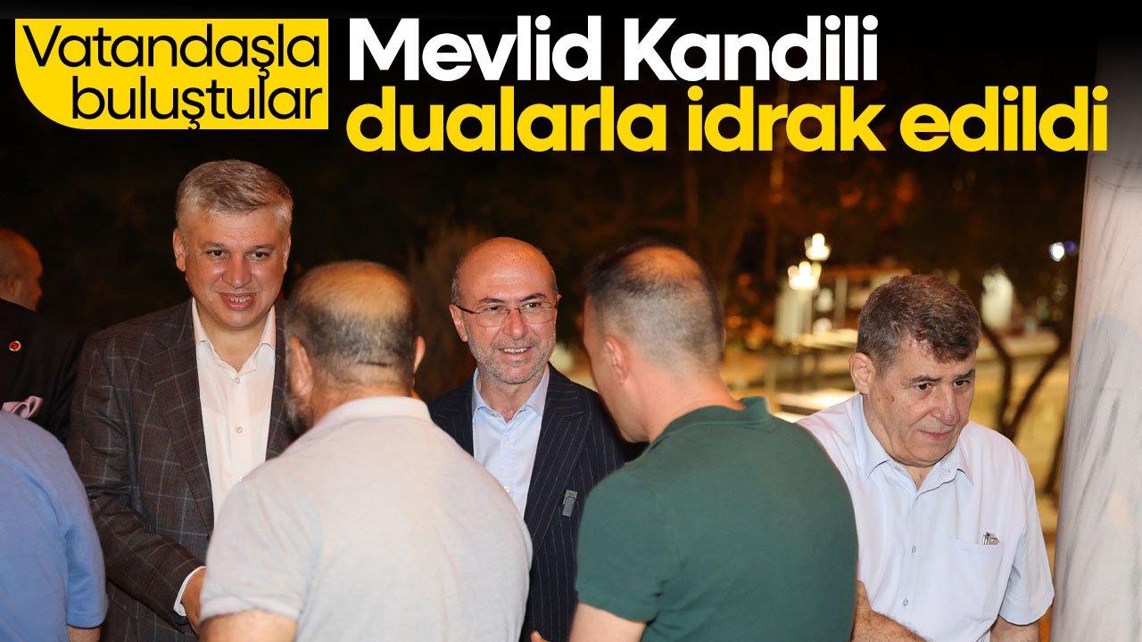 Selçuklu'da Mevlid Kandili dualarla idrak edildi