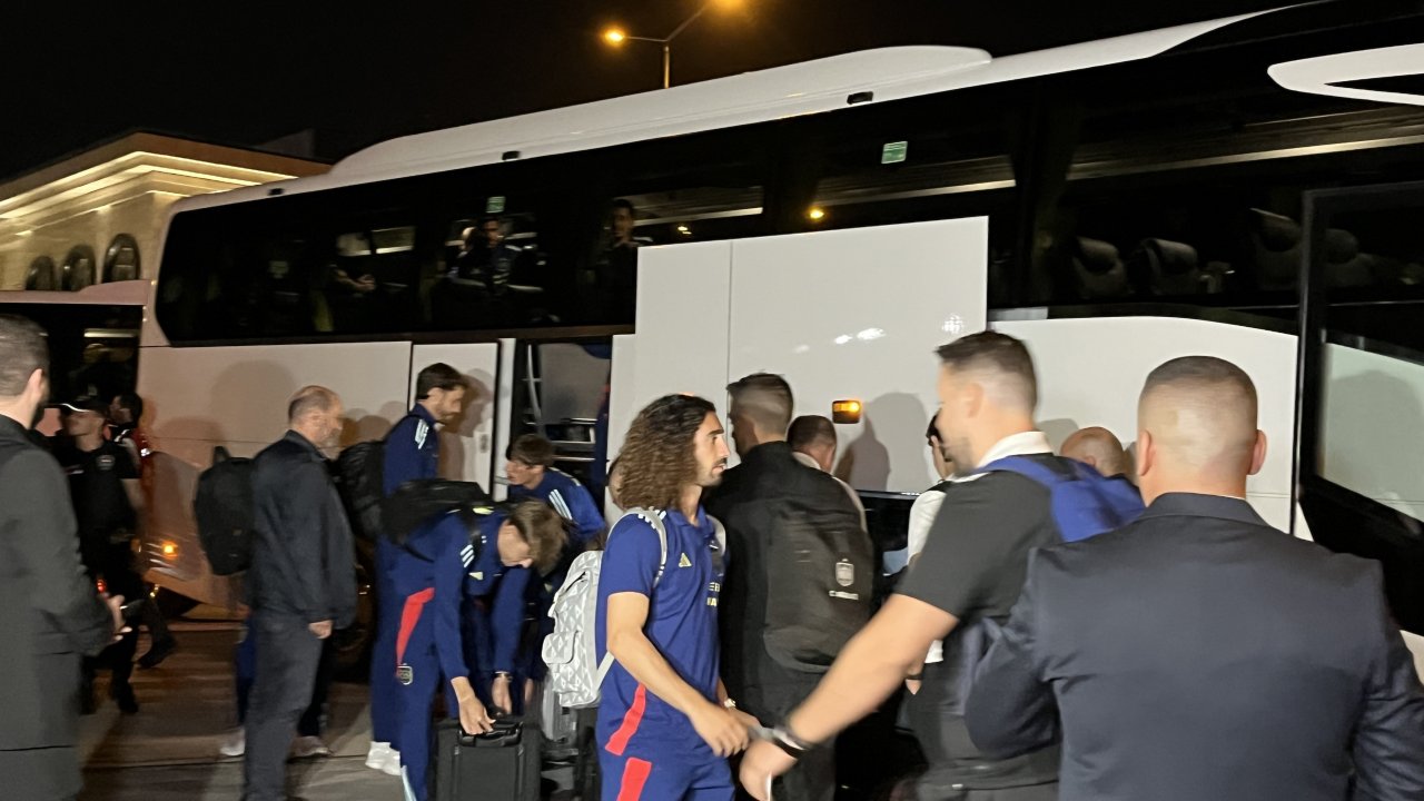 İspanya Milli Takımı Konya'ya geldi