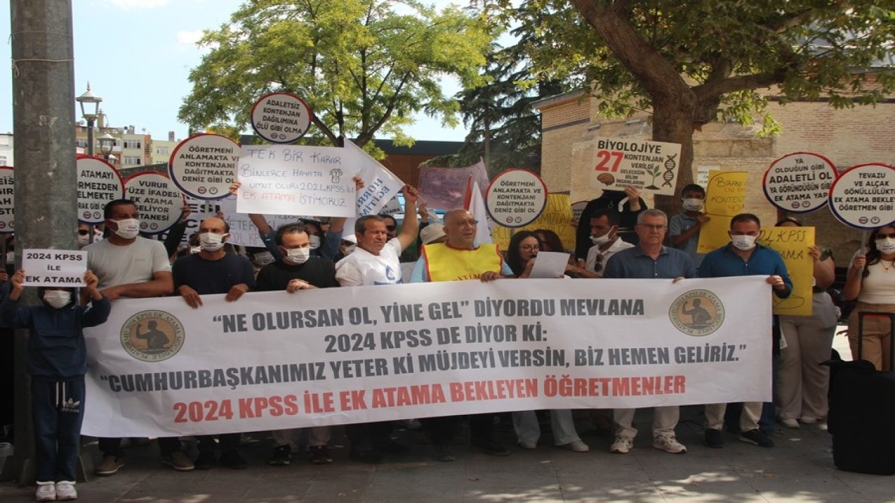 Atanamayan öğretmenler, atama bekliyor