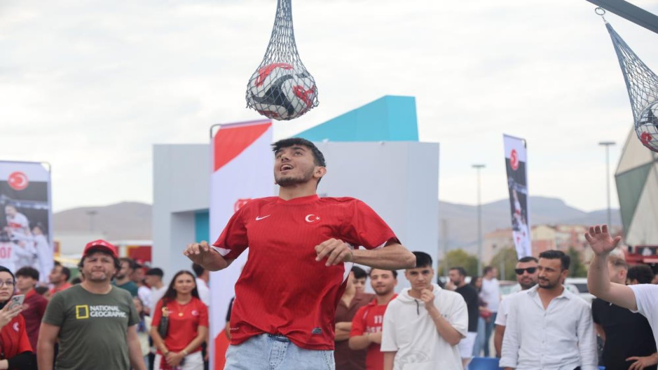 Konya'da mili maç heyecanı