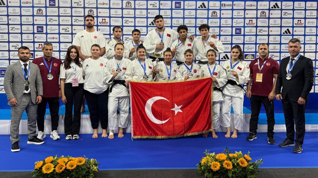 Konya’dan Avrupa’ya gurur: Milli Judo Takımımız Gençler Avrupa ikincisi oldu!