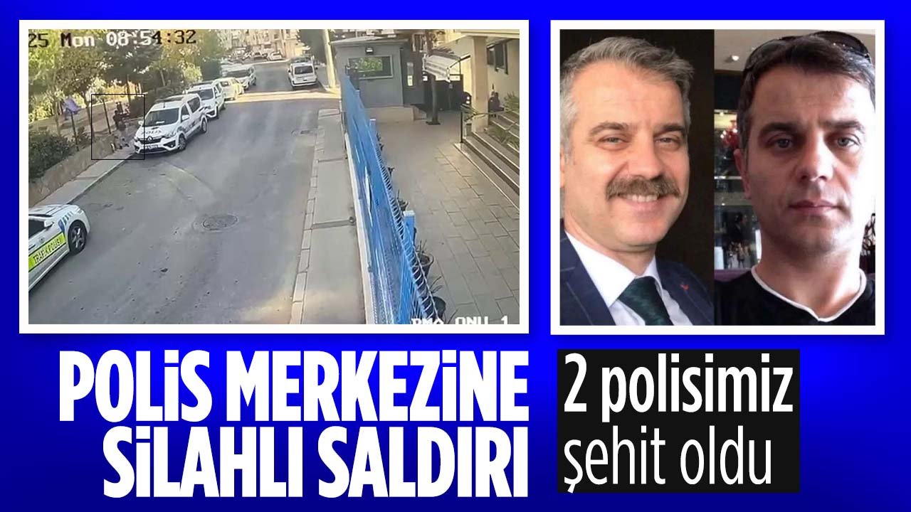 İzmir'de polis merkezine silahlı saldırı: 2 polisimiz şehit oldu