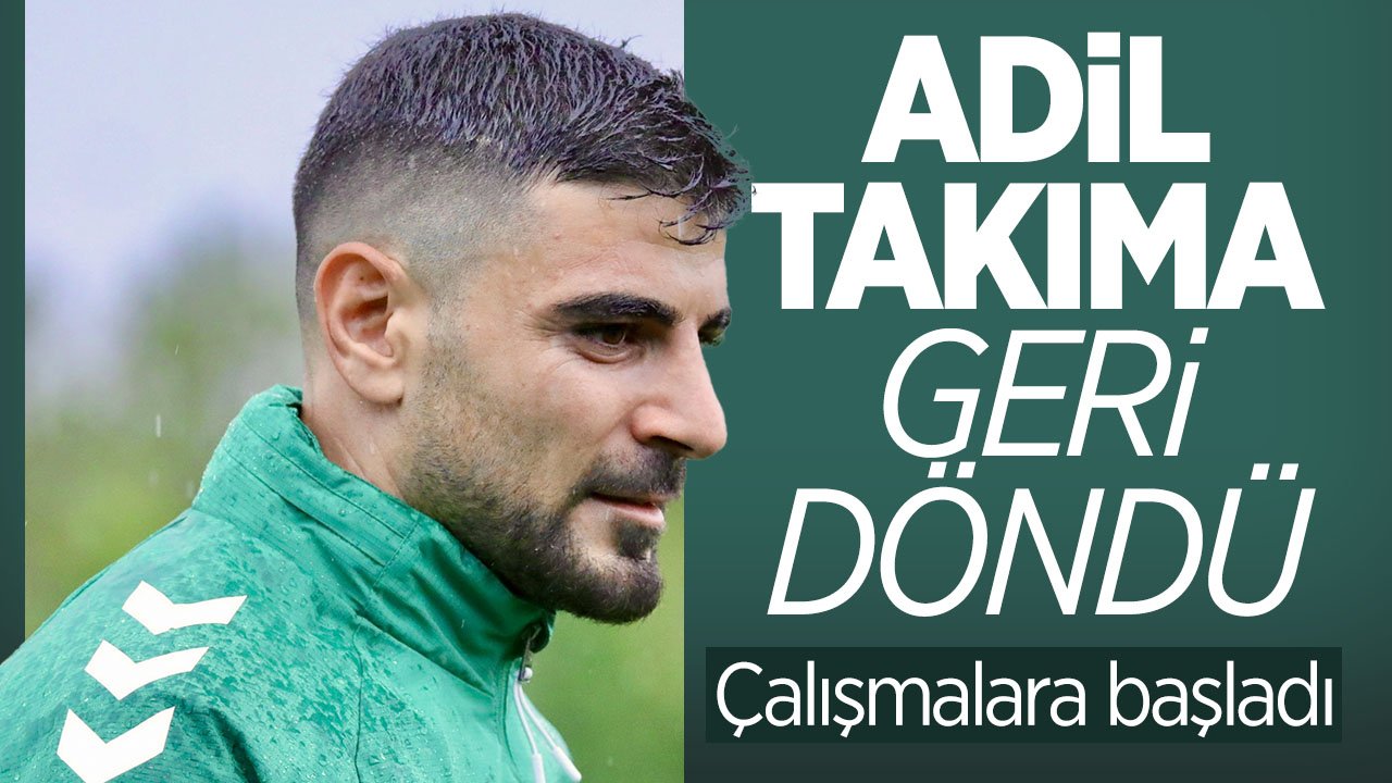 Konyaspor'da Adil Demirbağ takımla birlikte çalıştı